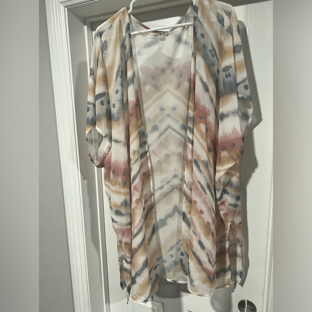 Light sheer material Cardigan 2x barely used